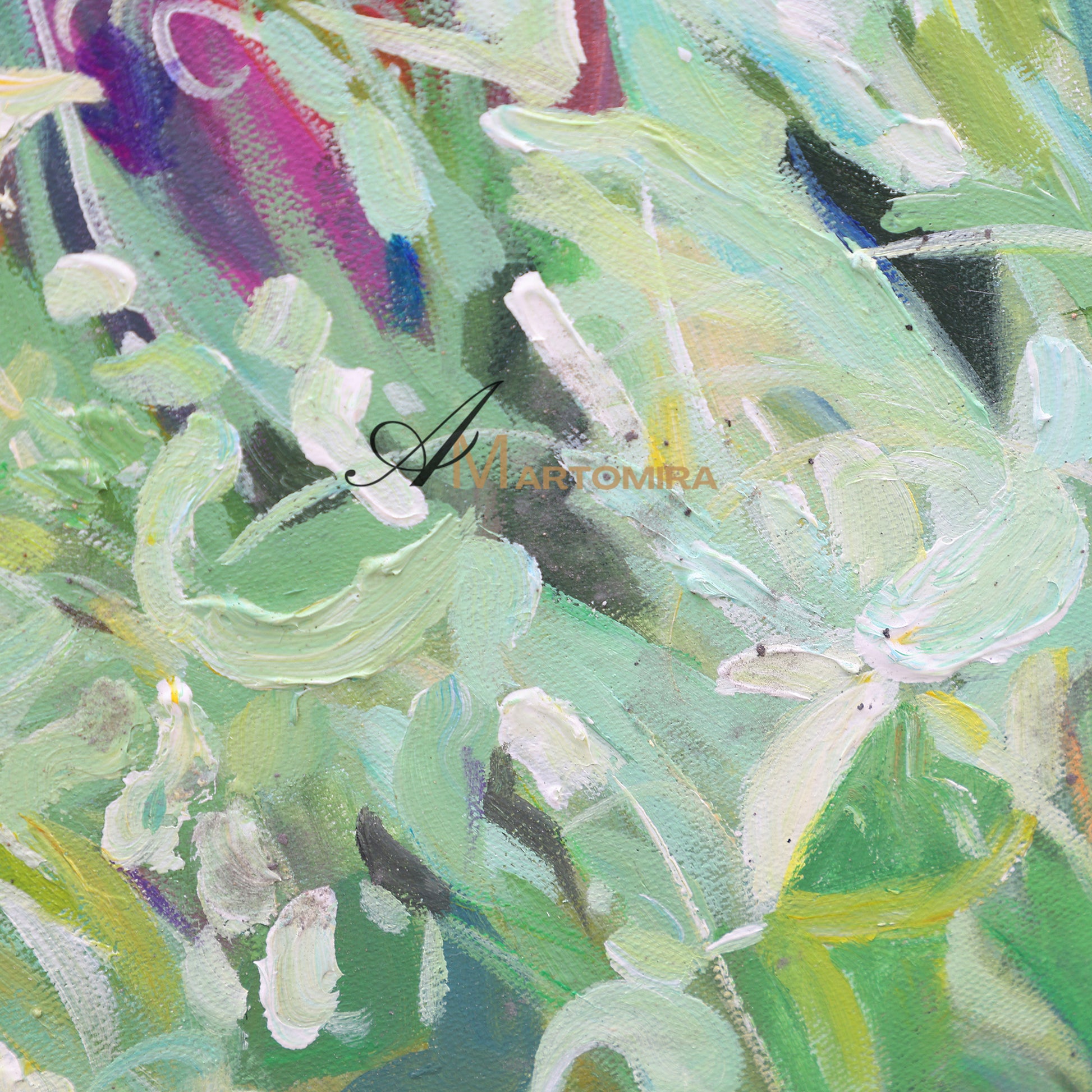 Grass Painting | Painting Grass Green | Colorful Wall Art | Modern Wall Decor Art #DF044